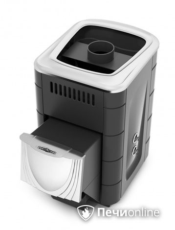 Дровяная печь-каменка TMF Компакт 2017 Inox ДН ТО антрацит в Калуге